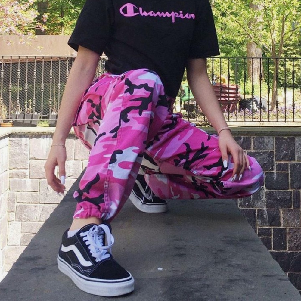 Pink Camo Pants